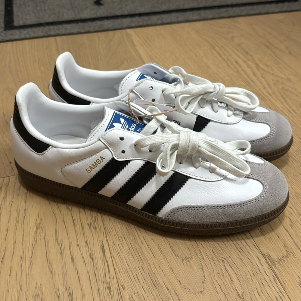 Adidas OG Samba Classic White and Black  unisex